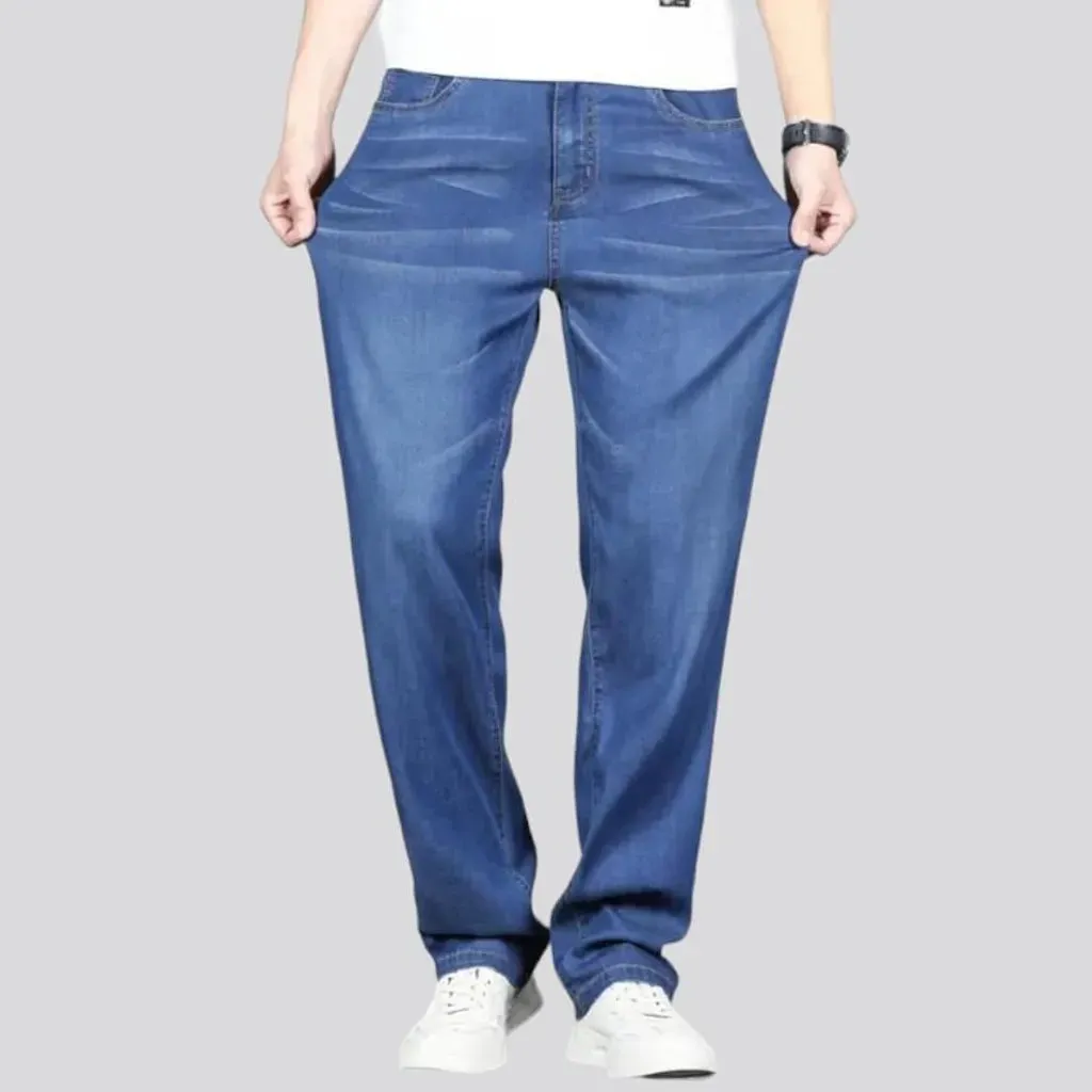 Classic men's straight jeans