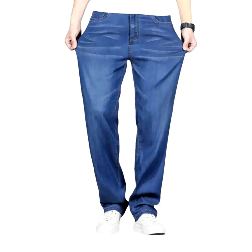 Classic men's straight jeans