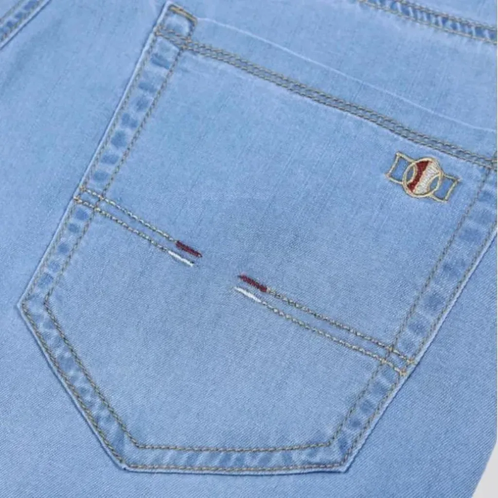 Classic men's straight jeans