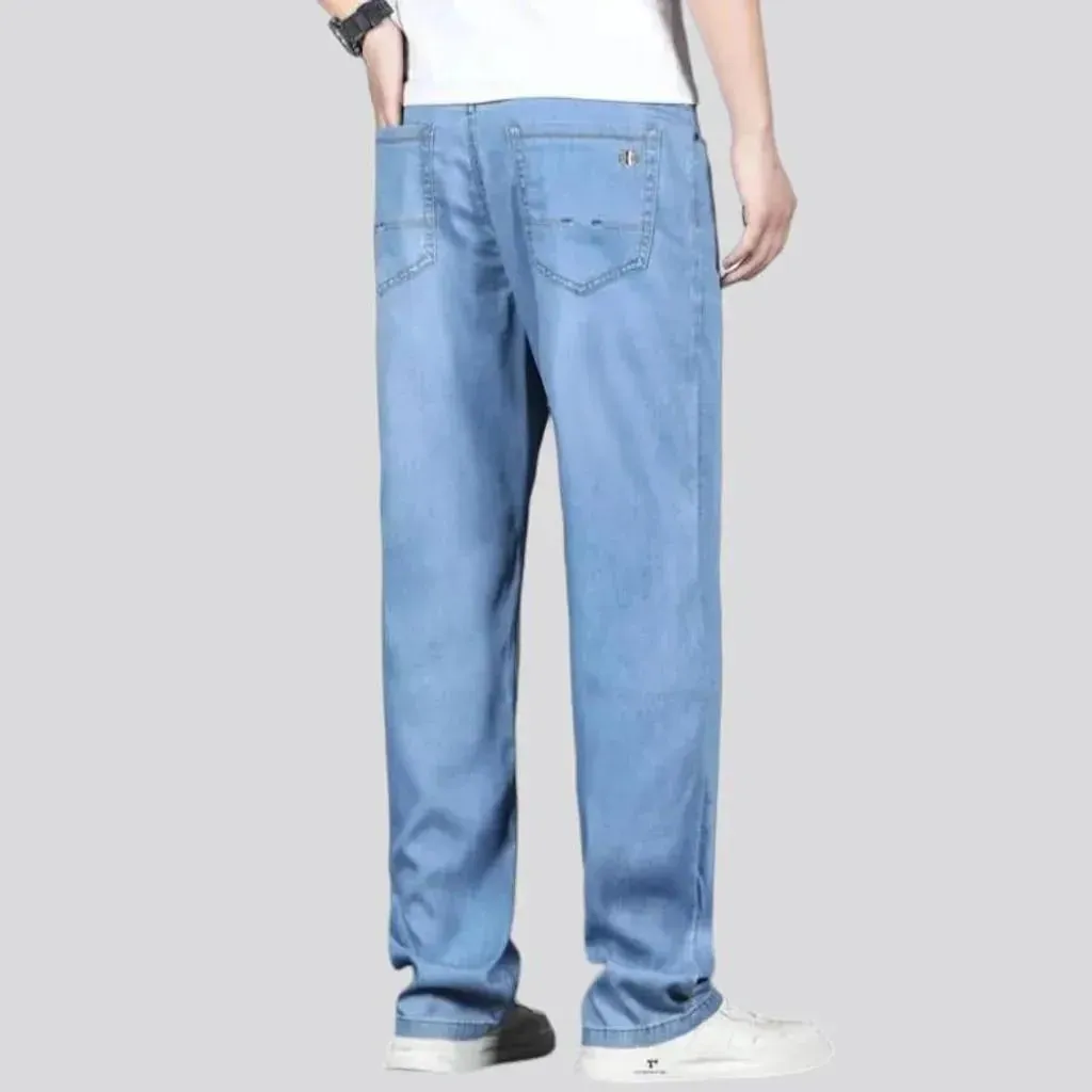 Classic men's straight jeans