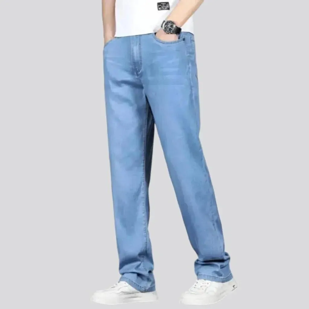 Classic men's straight jeans