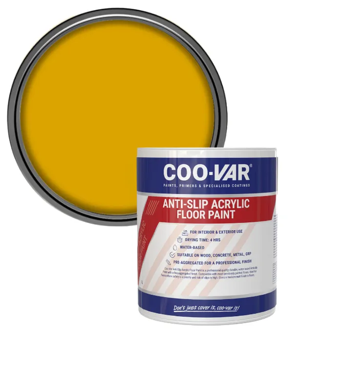 Coo-Var Anti Slip Acrylic Floor Paint