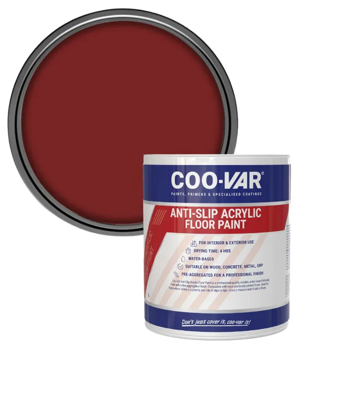 Coo-Var Anti Slip Acrylic Floor Paint