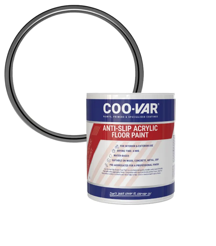 Coo-Var Anti Slip Acrylic Floor Paint