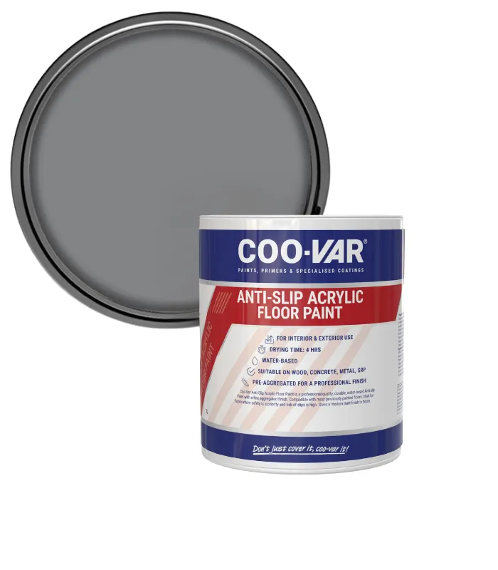 Coo-Var Anti Slip Acrylic Floor Paint