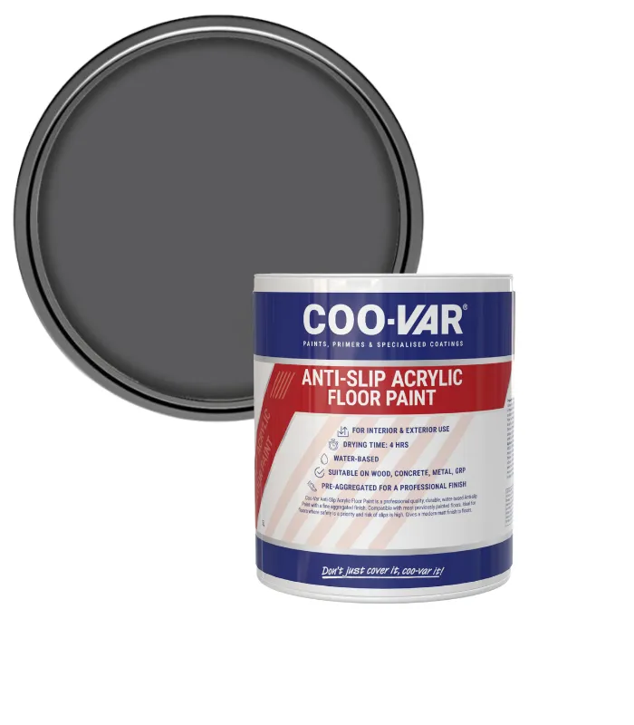 Coo-Var Anti Slip Acrylic Floor Paint