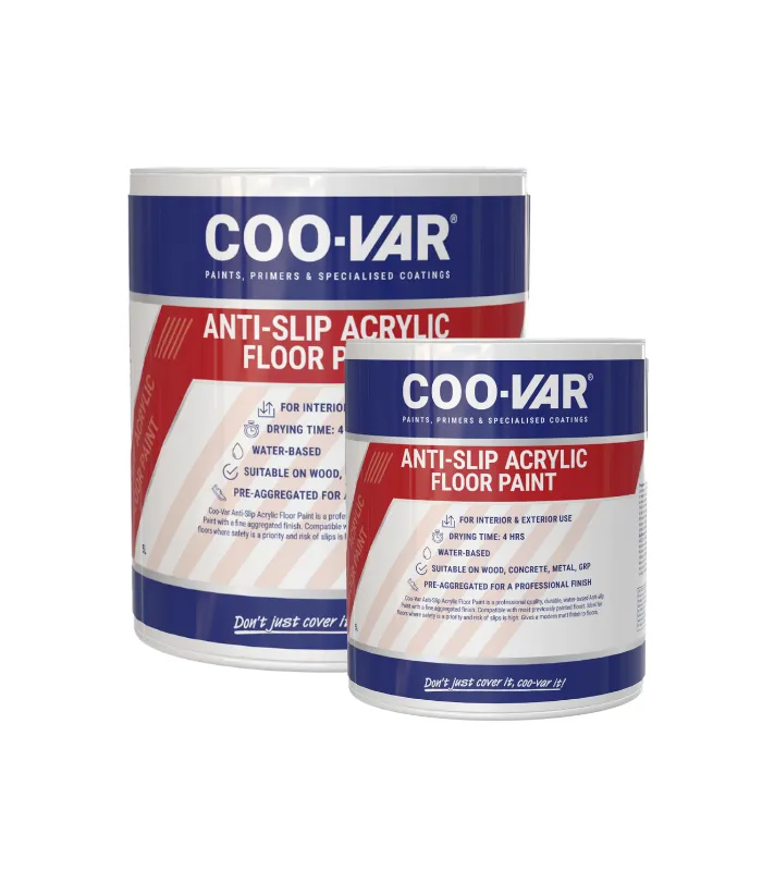 Coo-Var Anti Slip Acrylic Floor Paint