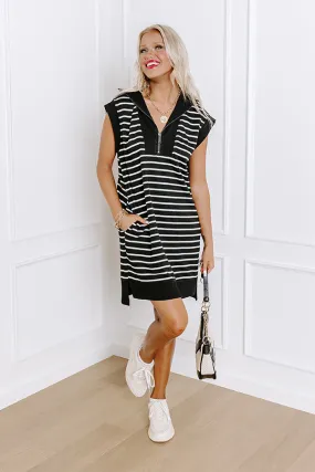 Country Club Social Mini Dress in Black