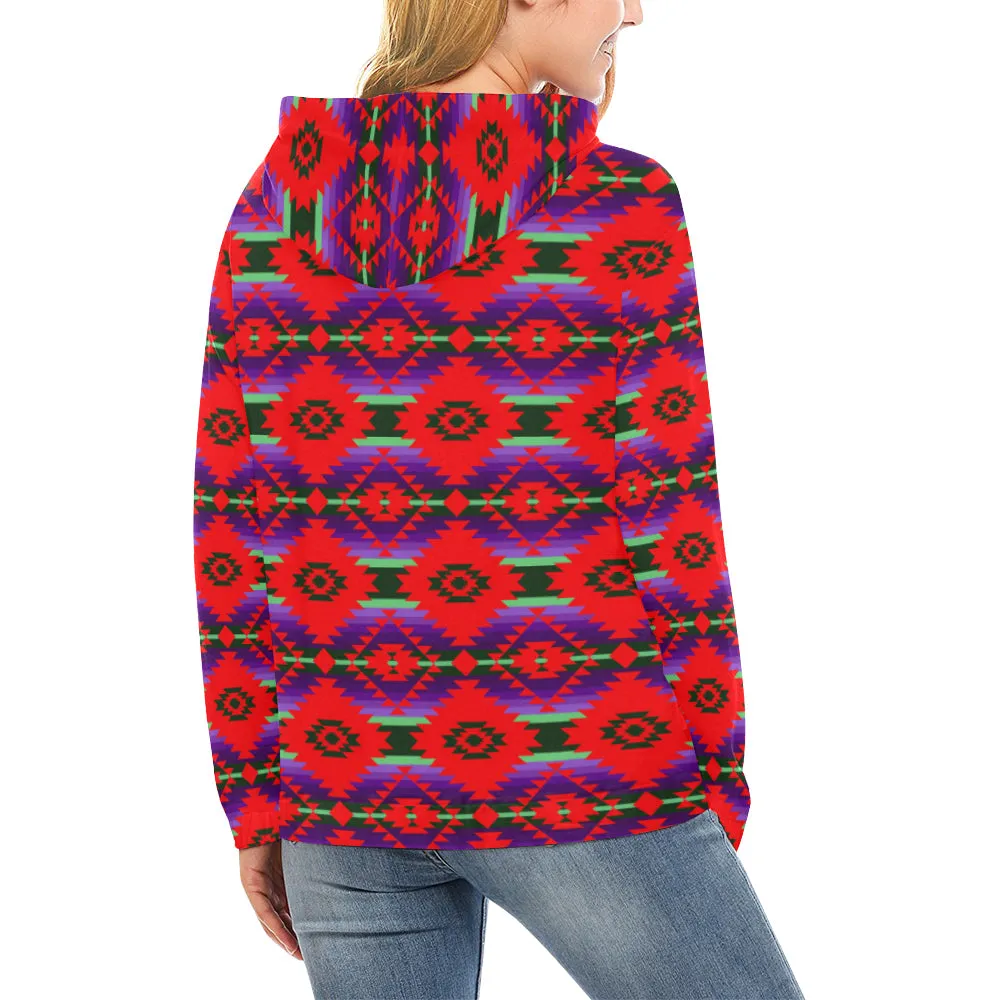 Cree Confederacy Chicken Dance Hoodie for Women (USA Size)