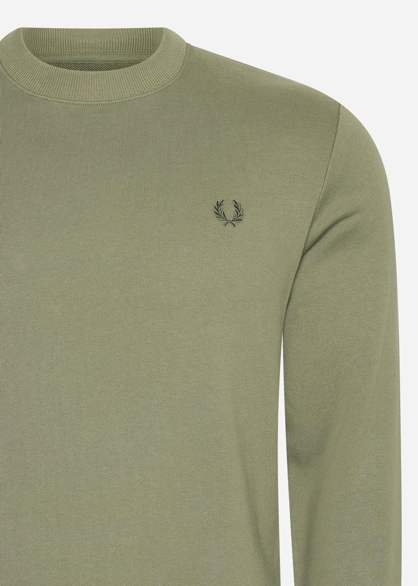 Crew neck sweatshirt - laurel wreath green night green