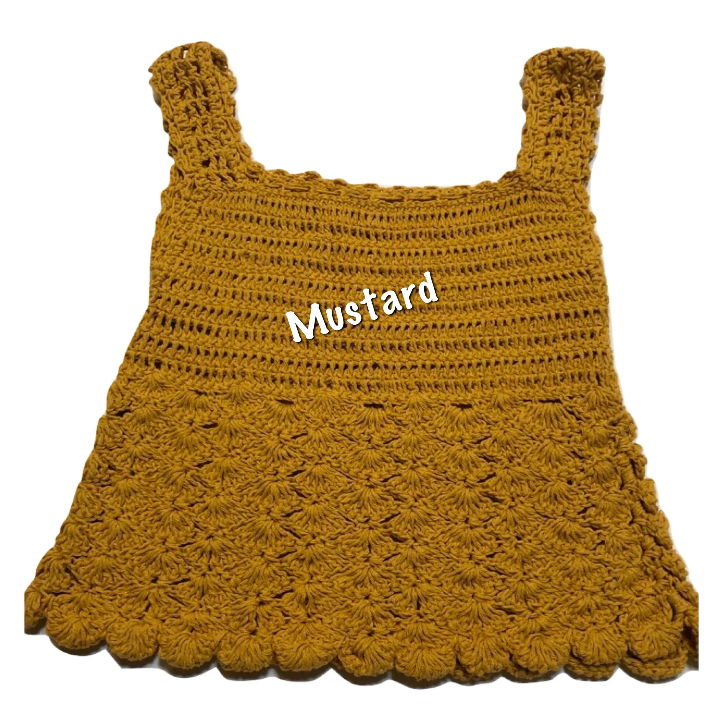 Crochet Girls Top - SEASHELLS