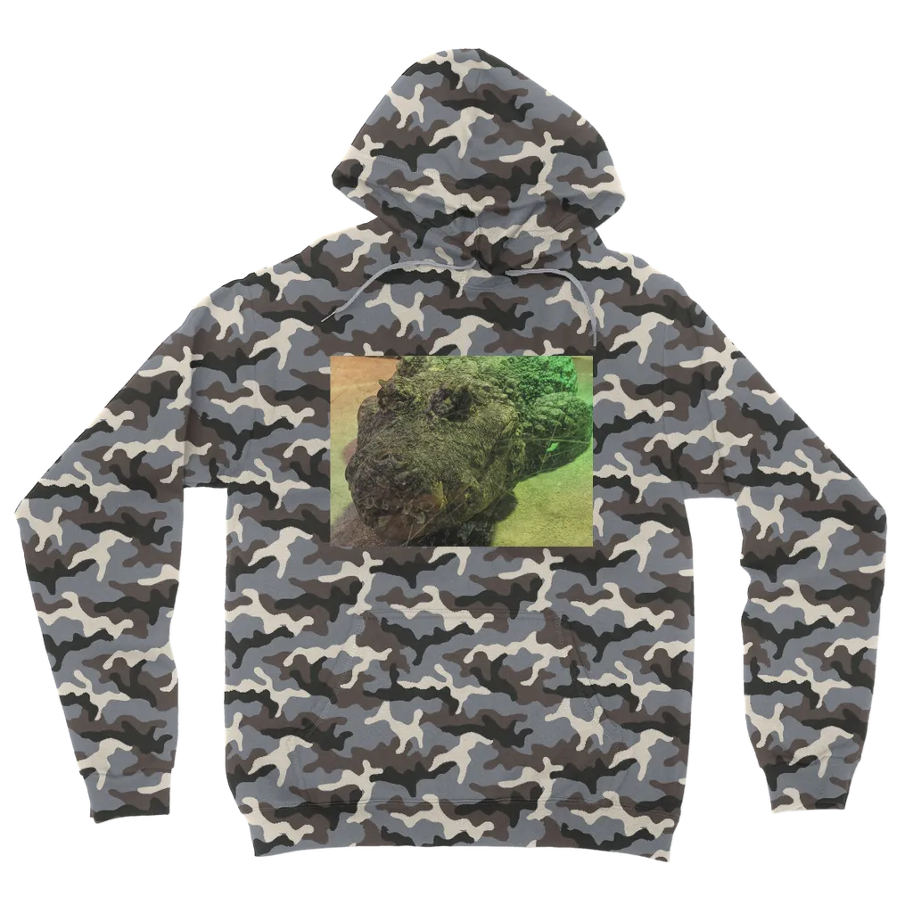 Crocodiles Camouflage Adult Hoodie