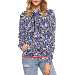 Culture in Nature Blue Hoodie for Women (USA Size)