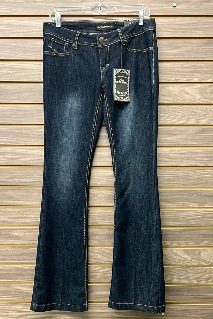 Dark Denim Jeans 5 Pockets