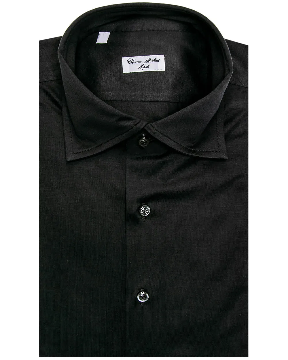 Dark Slate Knit Dress Shirt