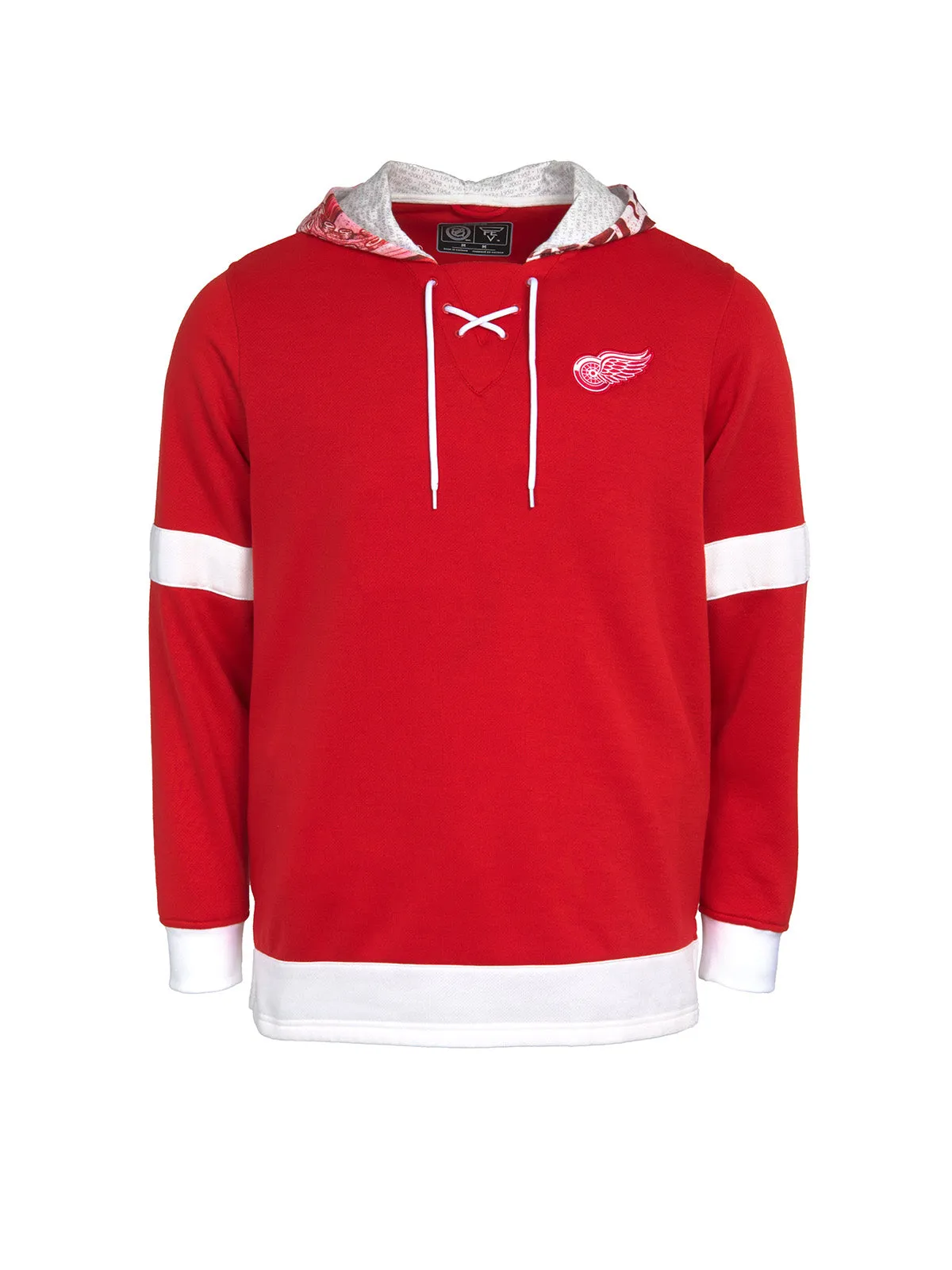 Detroit Red Wings Lace-Up Hoodie