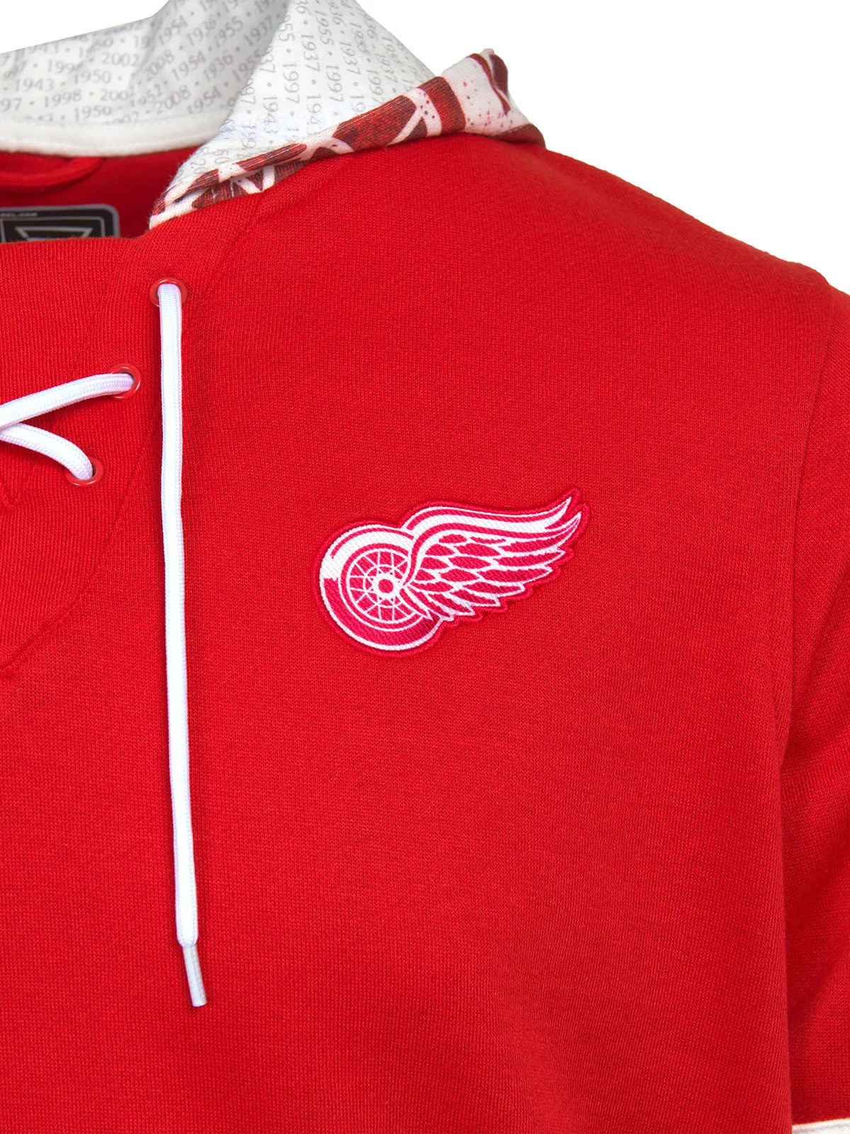 Detroit Red Wings Lace-Up Hoodie