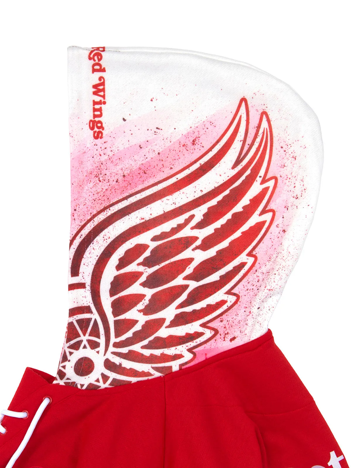 Detroit Red Wings Lace-Up Hoodie