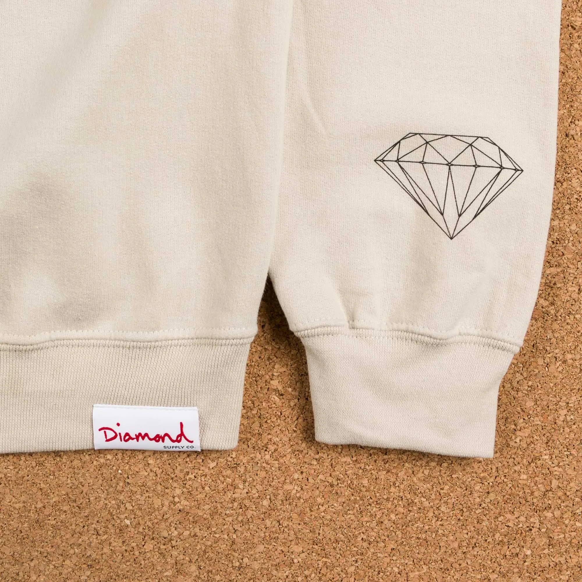 Diamond Brilliant Crewneck Sweatshirt - Creme