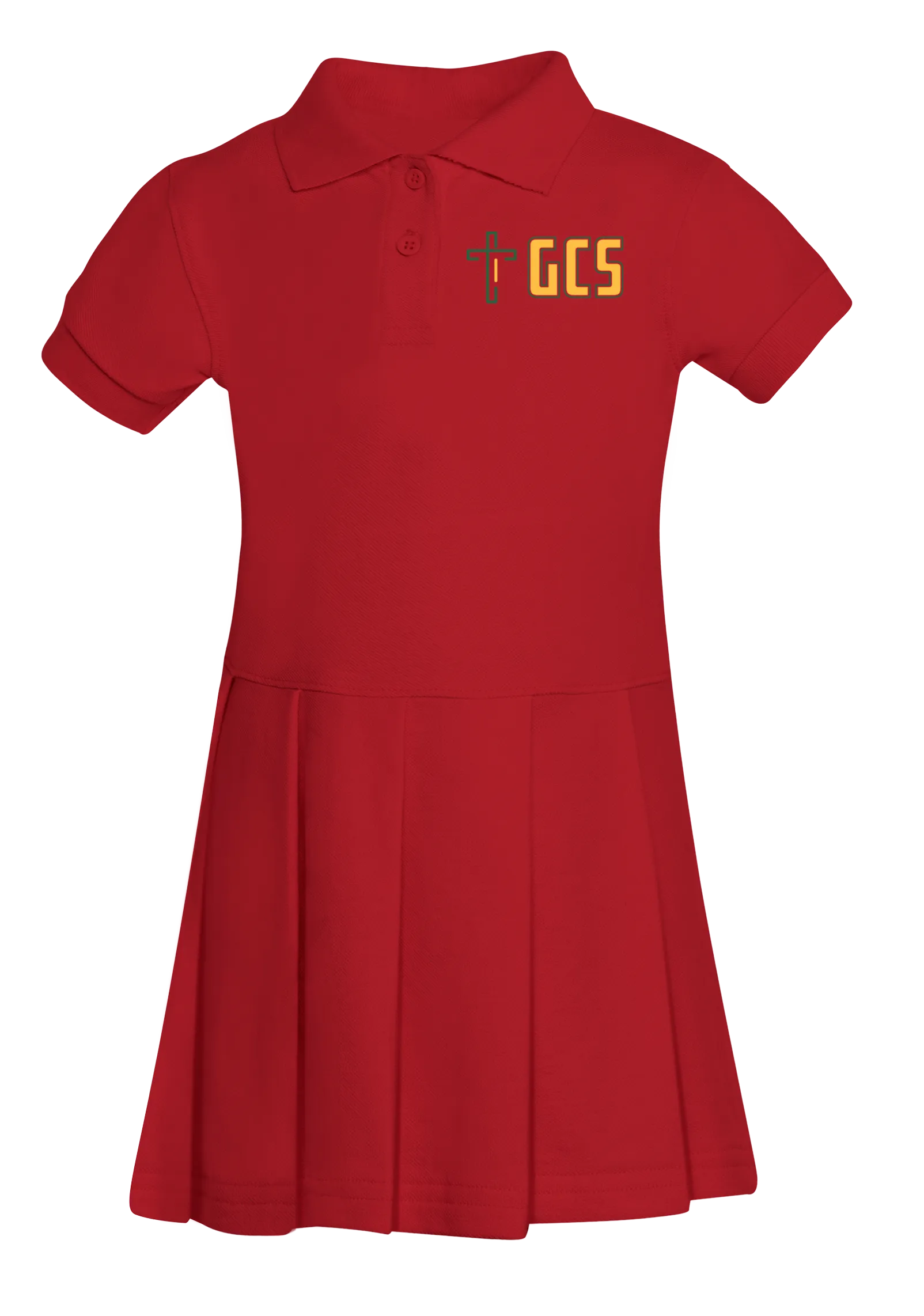 Discounted Girls Pique Polo Dress (Sizes XS-XL)