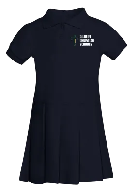 Discounted Girls Pique Polo Dress (Sizes XS-XL)