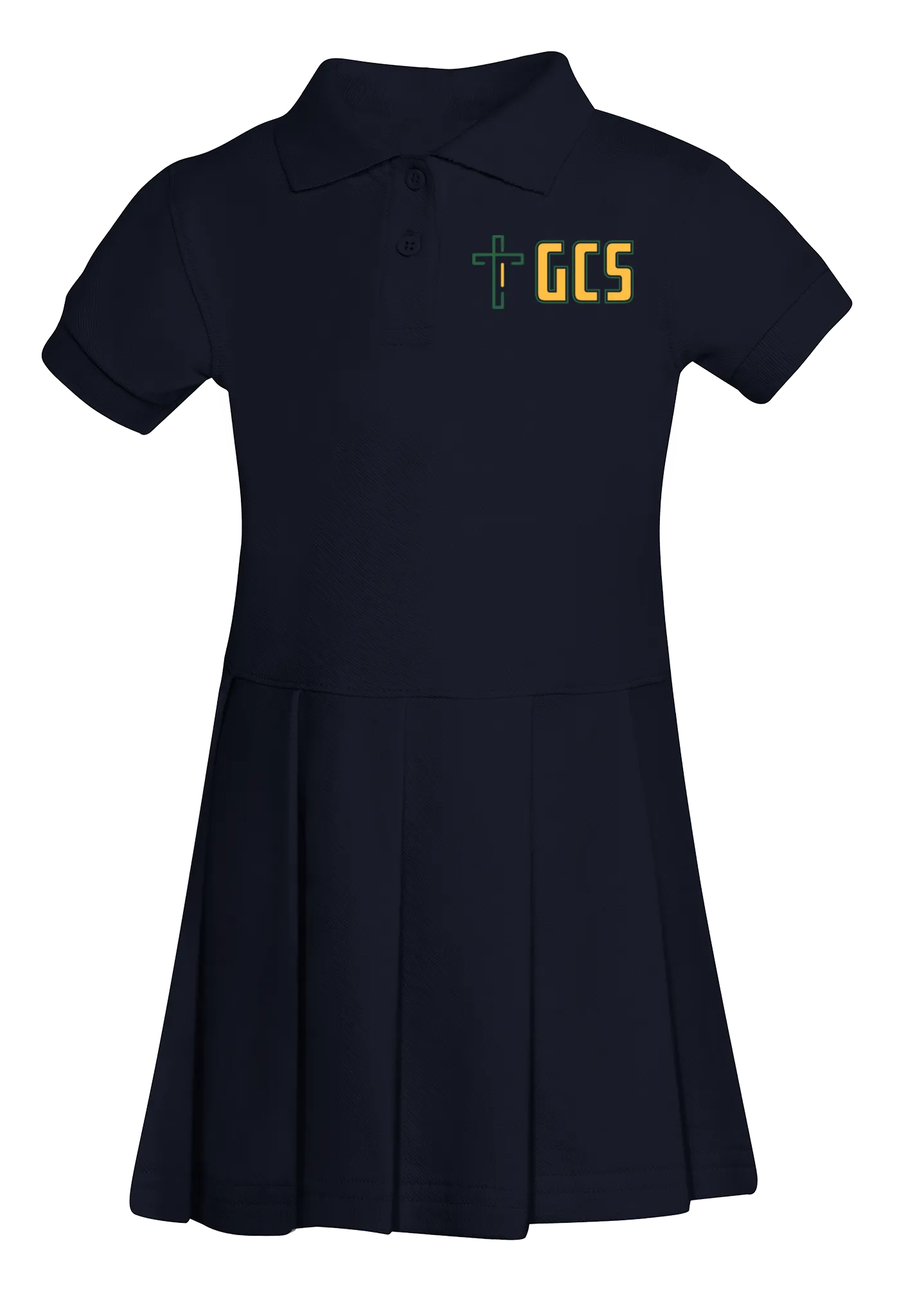 Discounted Girls Pique Polo Dress (Sizes XS-XL)