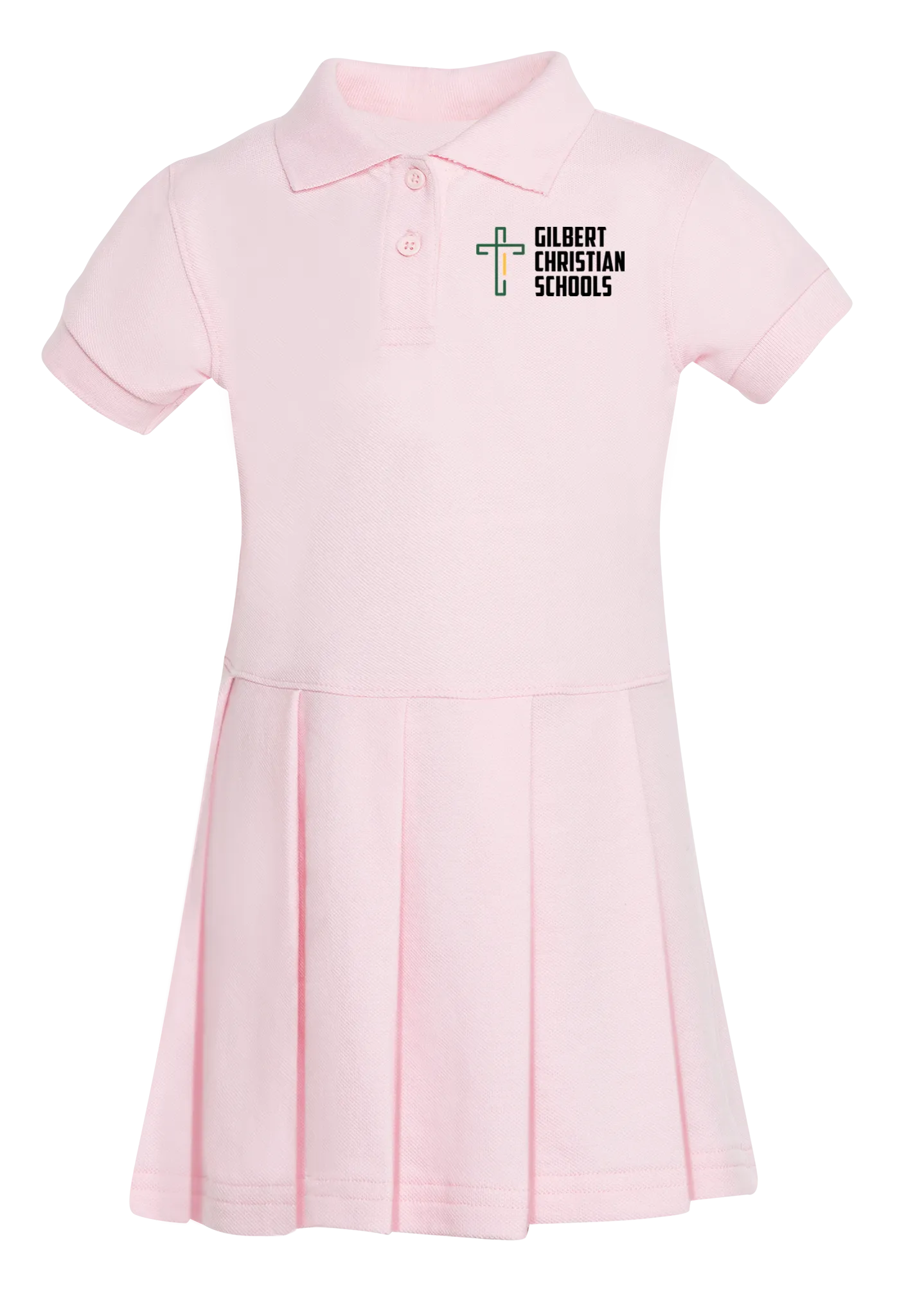 Discounted Girls Pique Polo Dress (Sizes XS-XL)