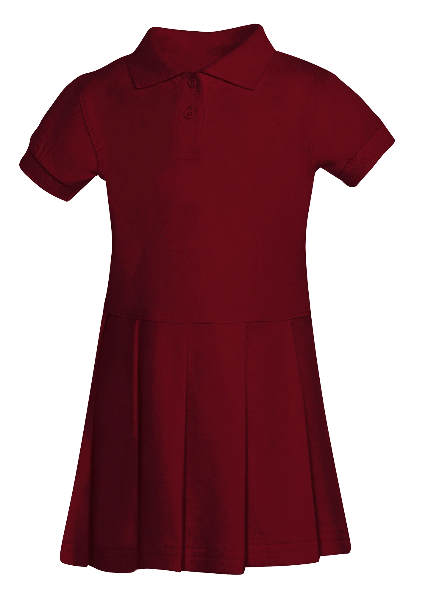 Discounted Girls Pique Polo Dress (Sizes XS-XL)