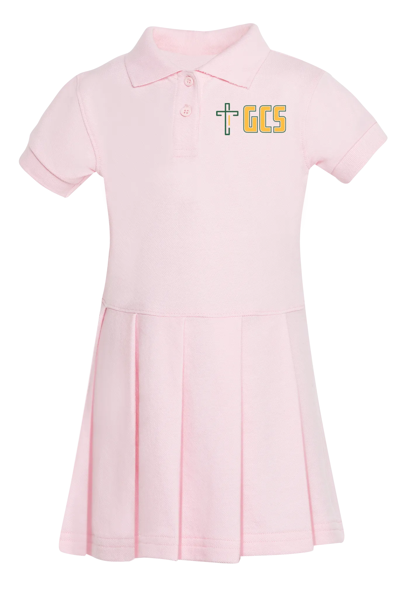 Discounted Girls Pique Polo Dress (Sizes XS-XL)