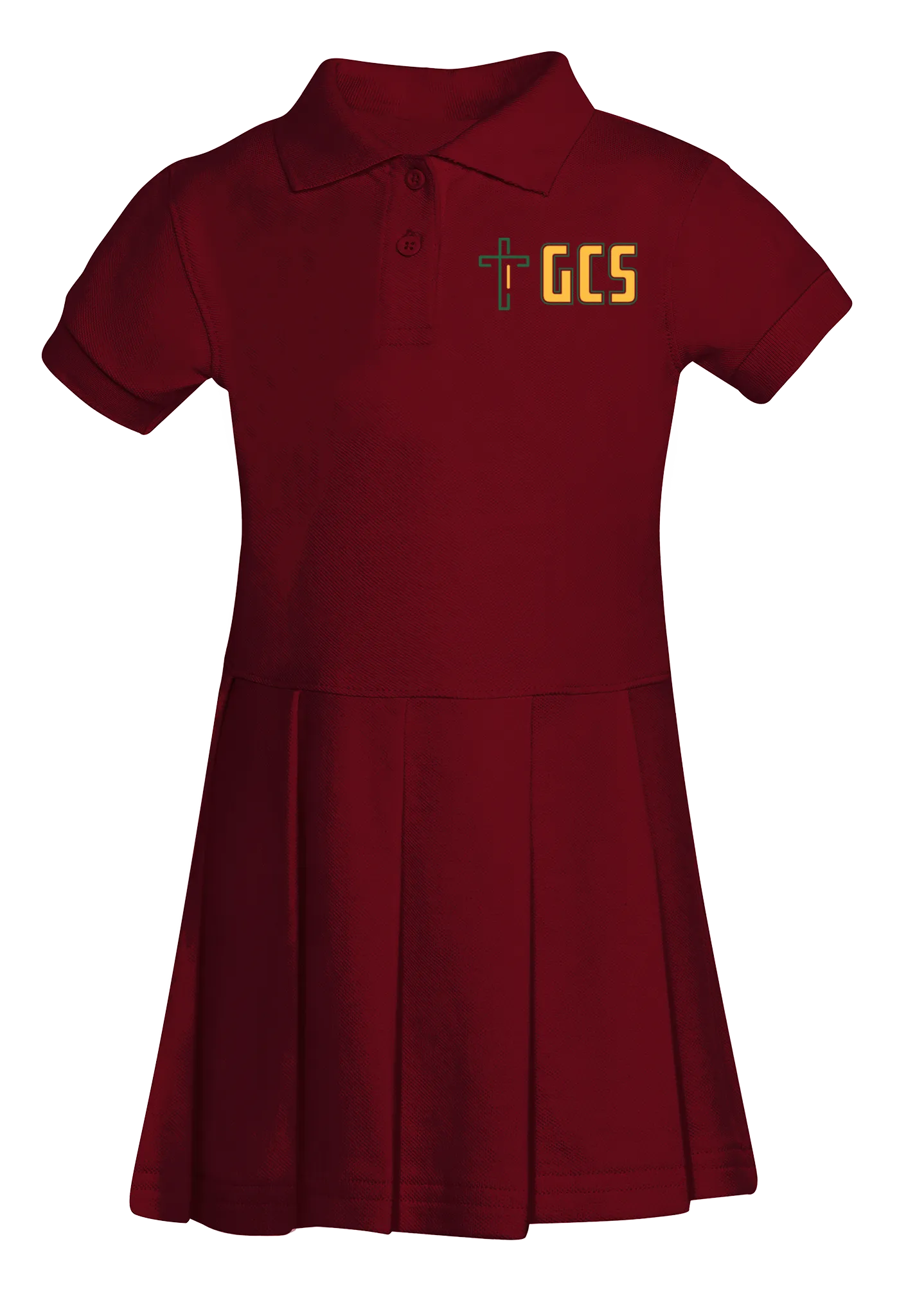 Discounted Girls Pique Polo Dress (Sizes XS-XL)