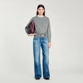 Double Waistband Jeans