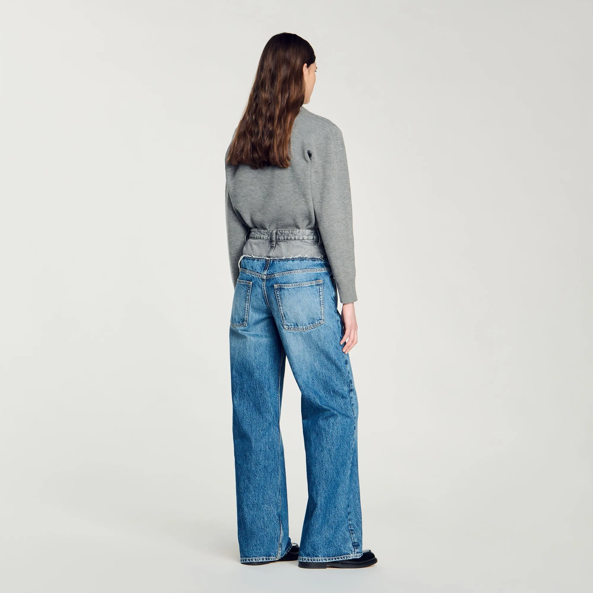 Double Waistband Jeans