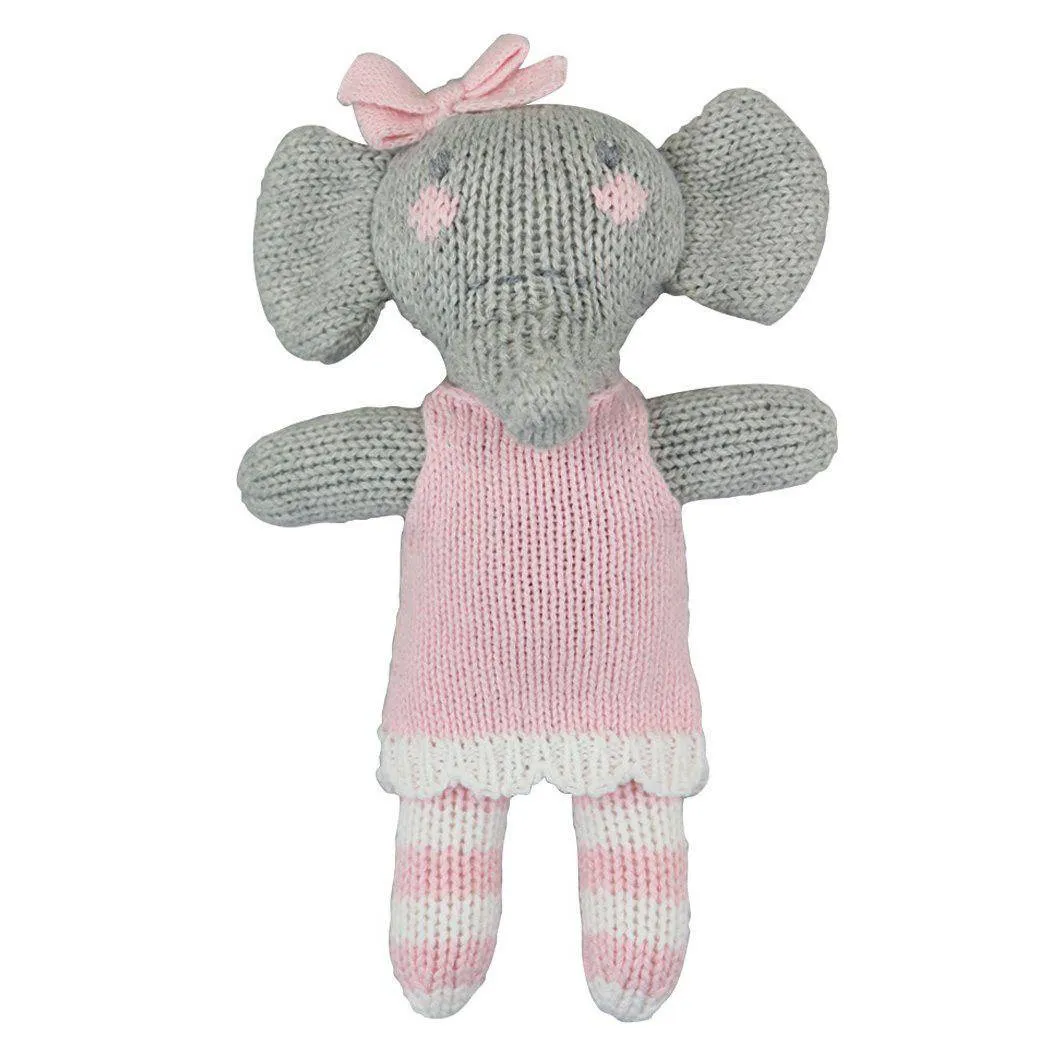 Edna the Elephant Knit Doll