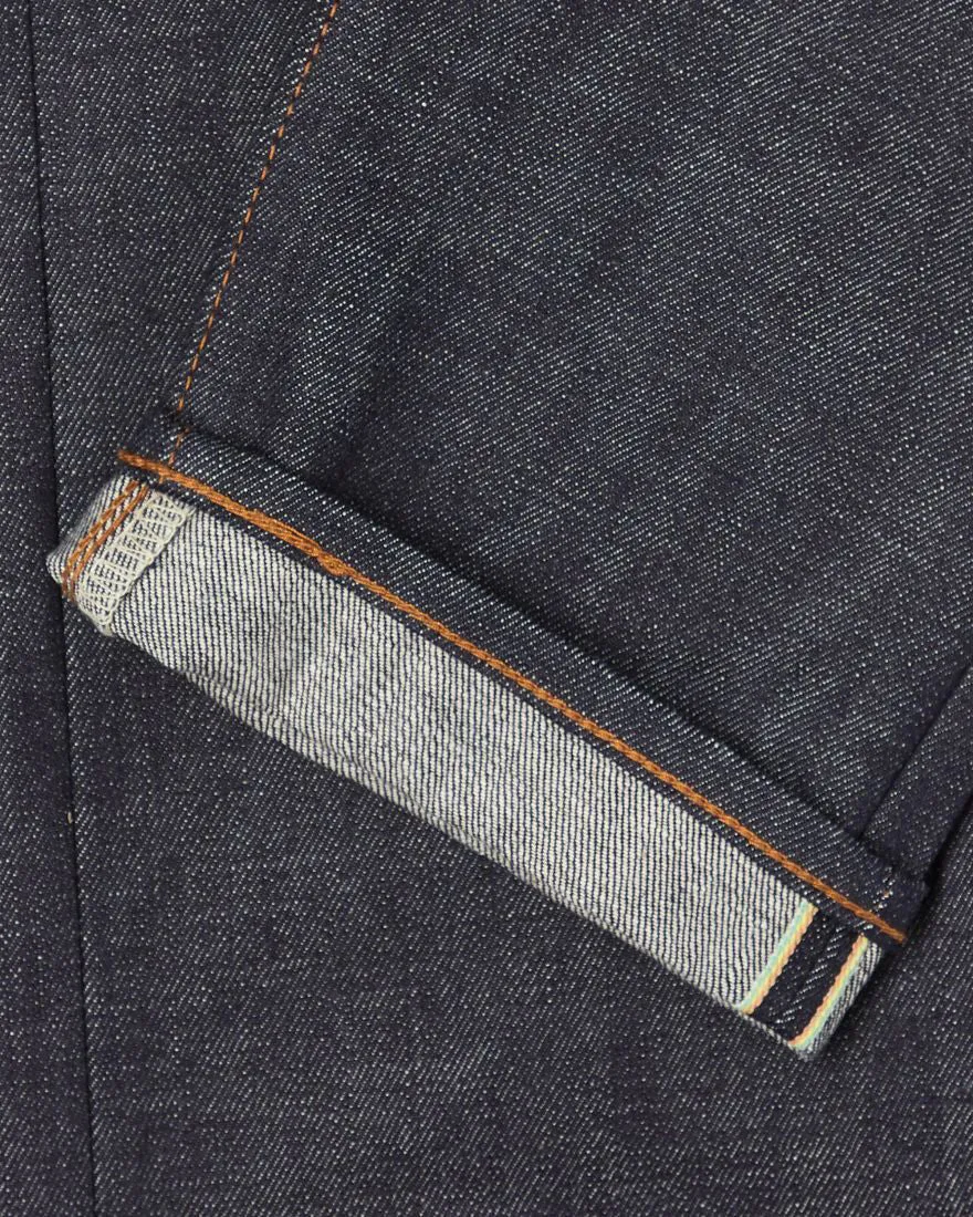 Edwin Made In Japan Slim Tapered Mens Jeans - 13.5oz Kaihara Dark Pure Indigo Rainbow Selvage Denim / Blue Unwashed