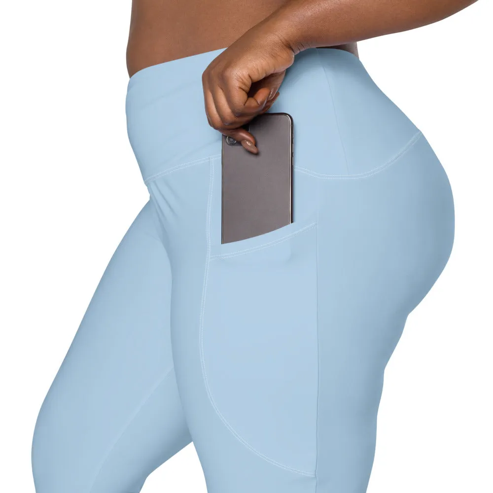 ELEVATED ESSENTIALS, THE PERFECT SIDE POCKET LEGGING BABE BLUE