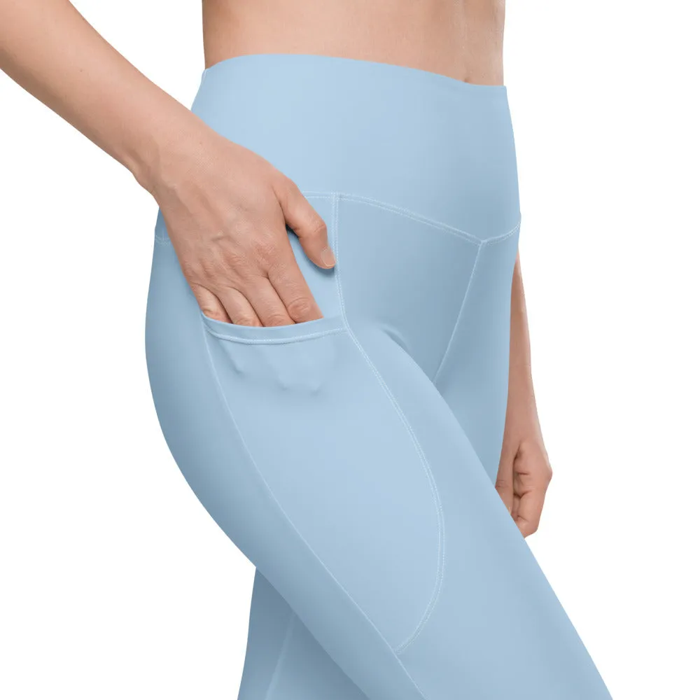 ELEVATED ESSENTIALS, THE PERFECT SIDE POCKET LEGGING BABE BLUE