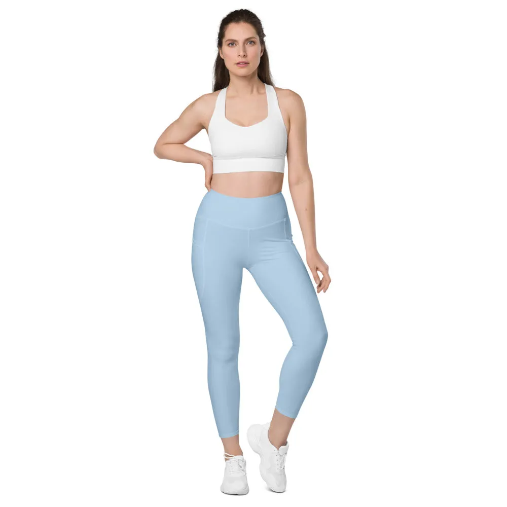 ELEVATED ESSENTIALS, THE PERFECT SIDE POCKET LEGGING BABE BLUE