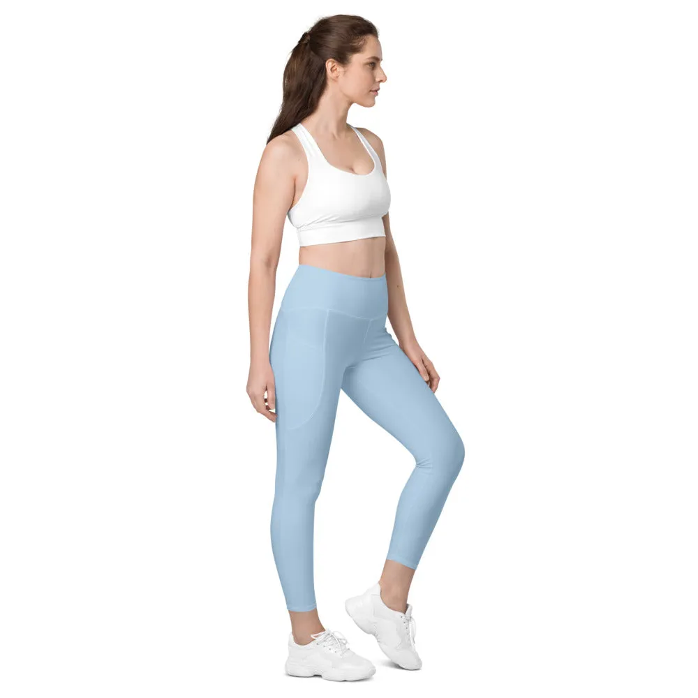 ELEVATED ESSENTIALS, THE PERFECT SIDE POCKET LEGGING BABE BLUE