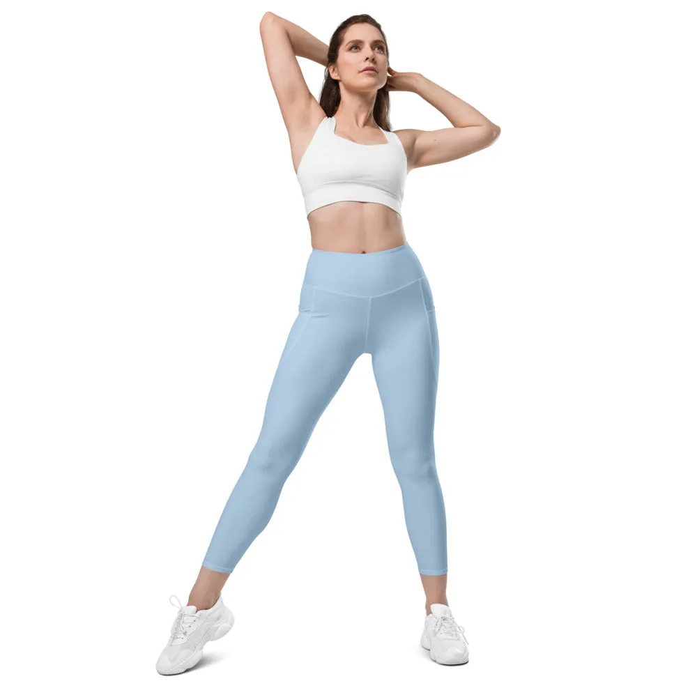 ELEVATED ESSENTIALS, THE PERFECT SIDE POCKET LEGGING BABE BLUE