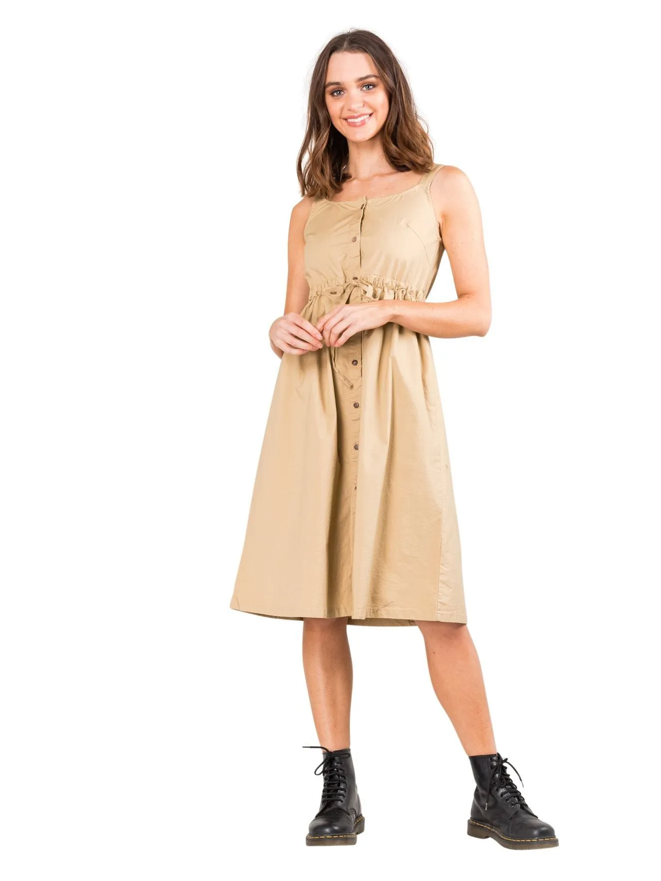 Ella Midi Dress - Cornstalk