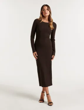 Emma Twist Back Midi Dress