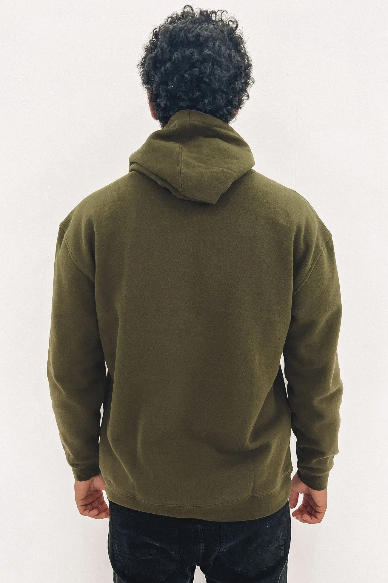 Fastlane Colour Fleece Hoodie Olive