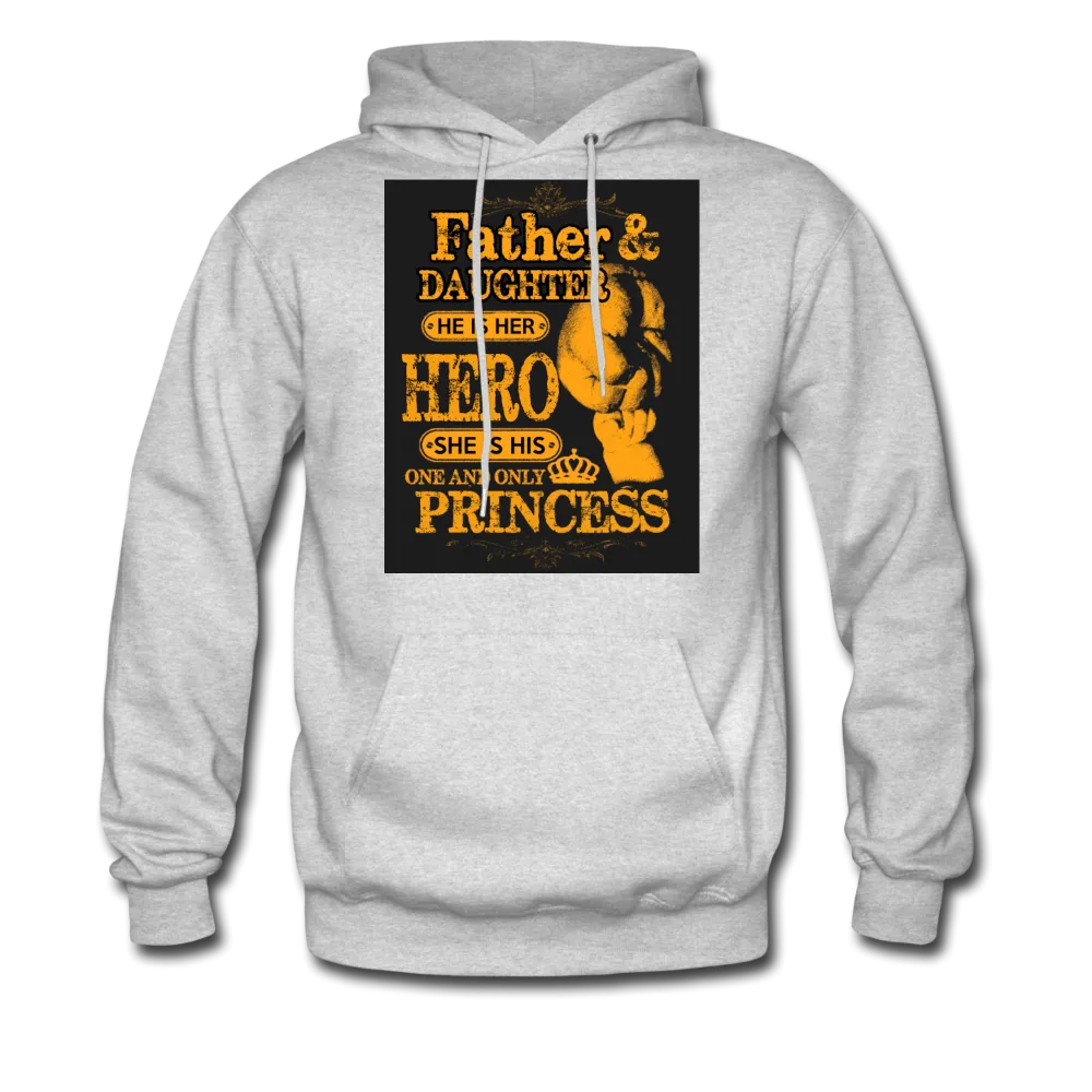 Father & Daughter Hero & Princess Men's Hoodie