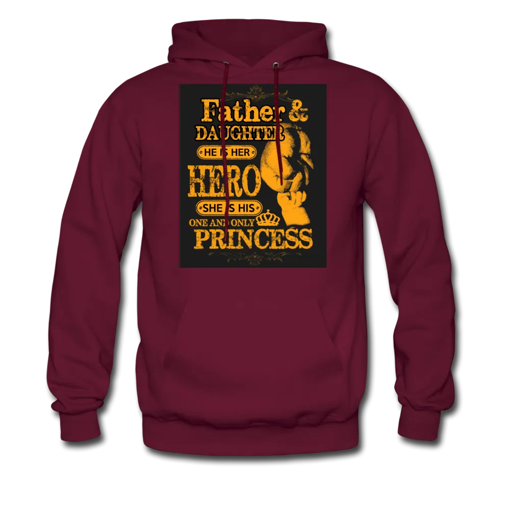Father & Daughter Hero & Princess Men's Hoodie