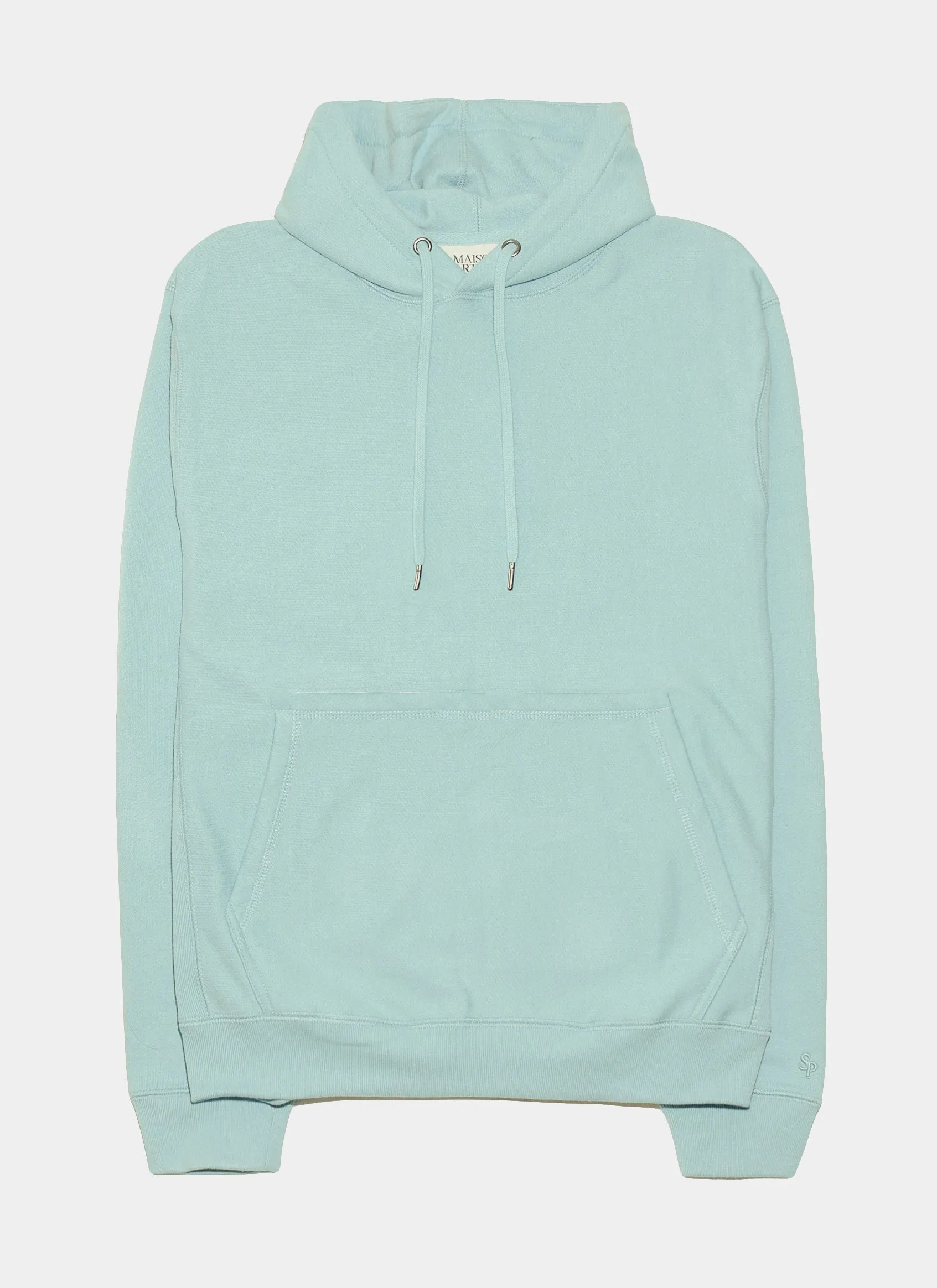 Fleece Hoodie Mens Hoodie (Mineral Blue)