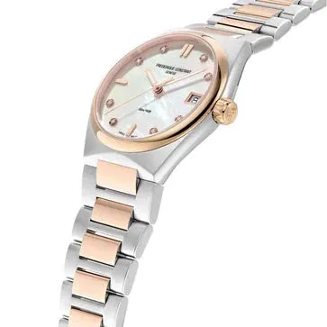 Frederique Constant Ladies Fc Highlife Quartz Two-Tone Watch FC-240MPWD2NH2B