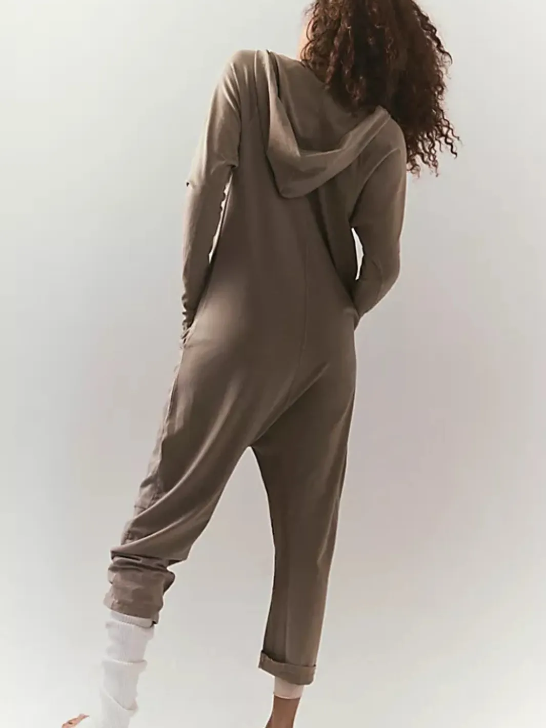 FREE PEOPLE - Hot Shot Long Sleeve One Jumpsuit