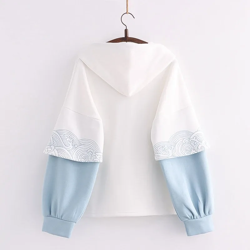 Frozen Tale Kawaii Aesthetic Hoodie