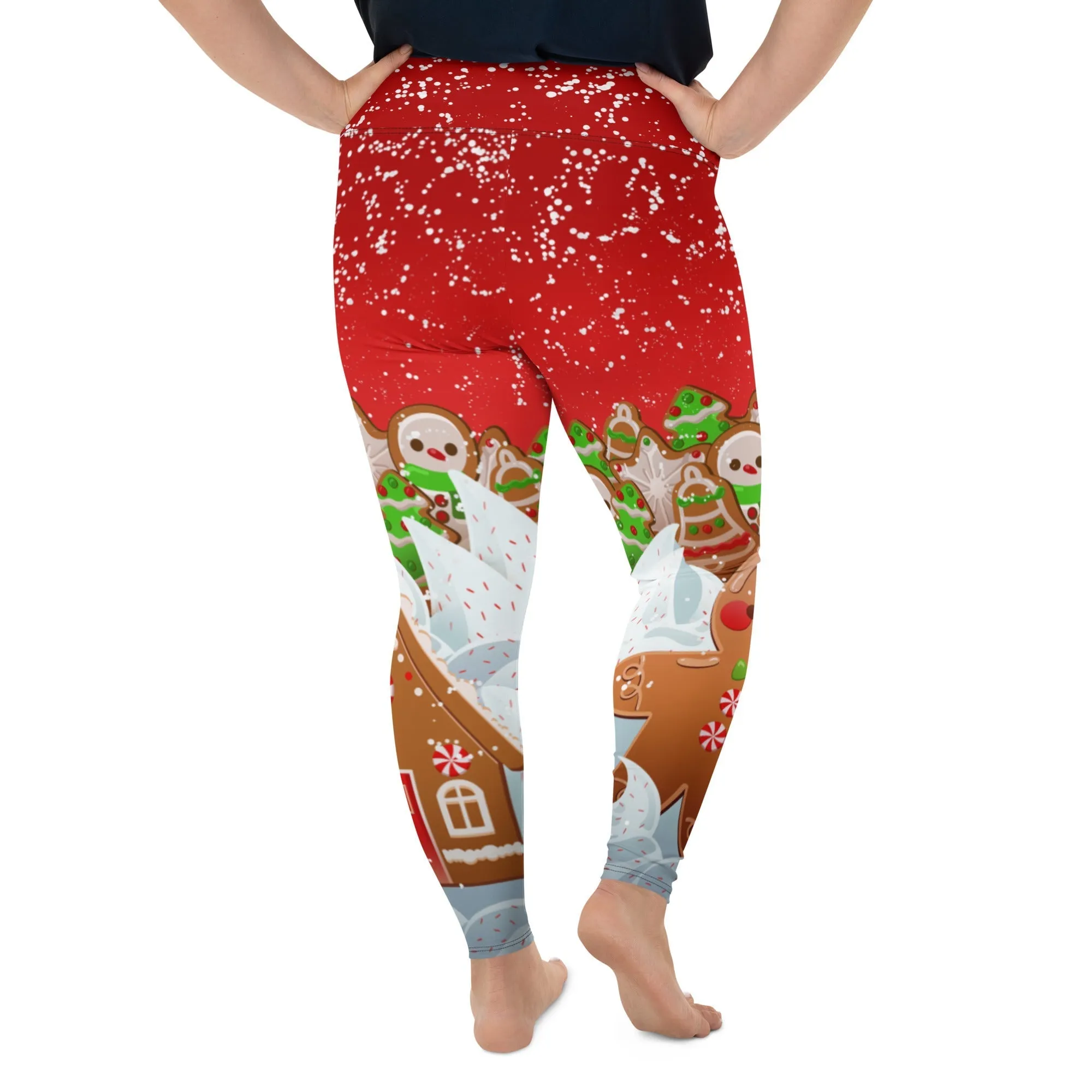 Gingerbread Man Plus Size Leggings