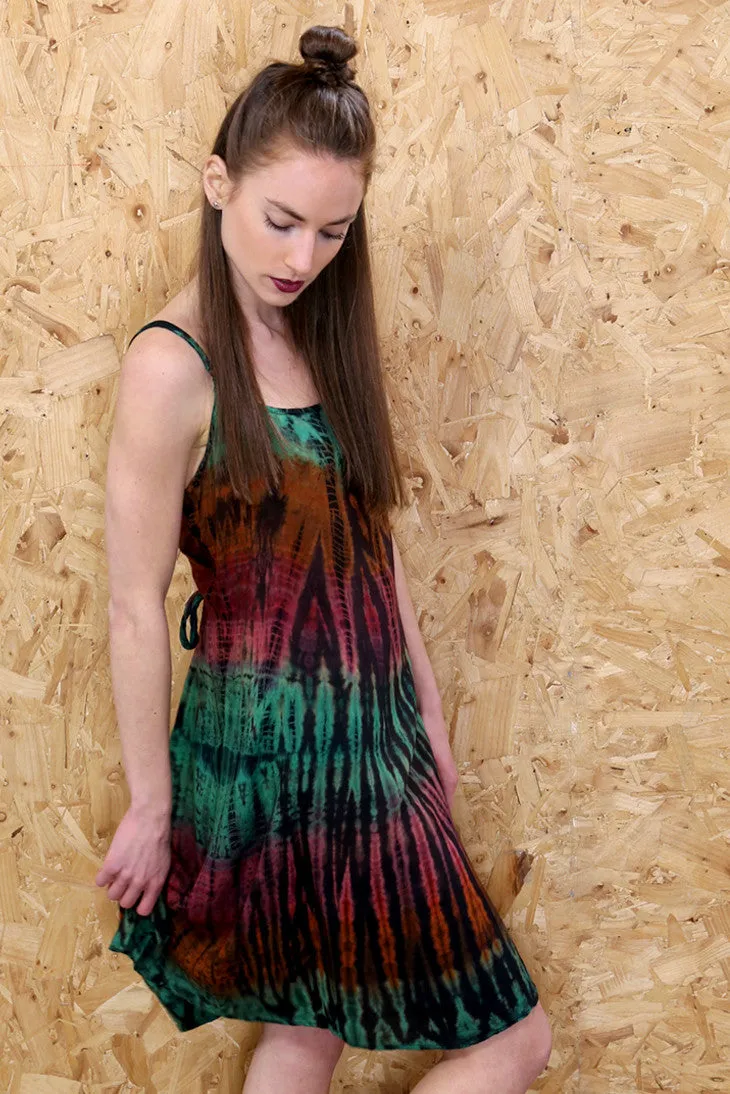 Grounded Tie Dye Midi Dress